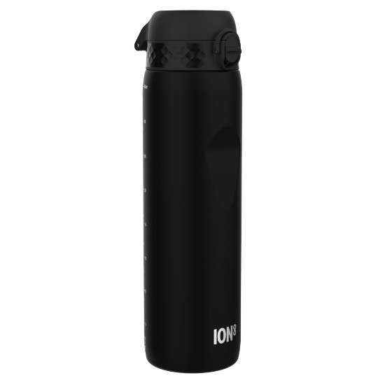 Бутилка за вода, recyclon™, 1 L, черна - Ion8