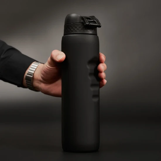 Бутылка для воды, recyclon™, 1 л, Черный - Ion8