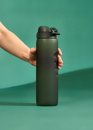 Butelka na wodę, recyclon™, 1 L, Dark Green - Ion8