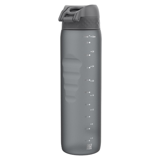 Wasserflasche, Recyclon™, 1 l, Grau – Ion8