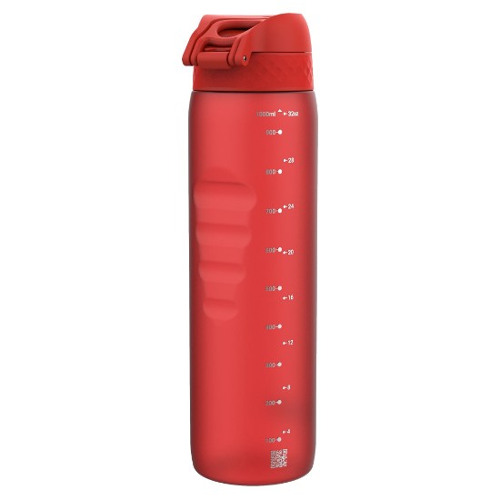 Water bottle, recyclon™, 1 L, Red - Ion8