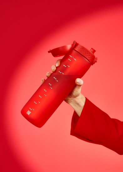 Μπουκάλι νερού, recyclon™, 1 L, Red - Ion8
