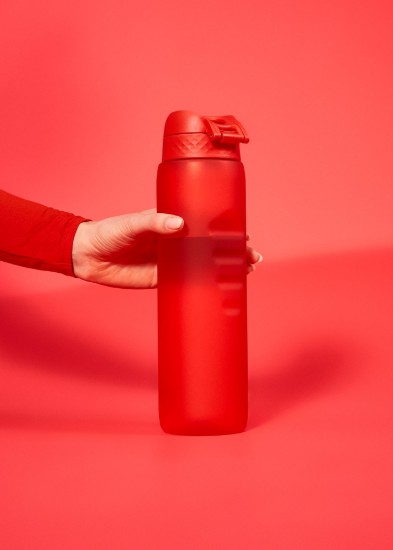 Láhev na vodu, recyclon™, 1 l, červená - Ion8