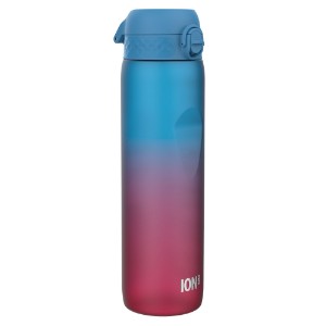 Water bottle "Times To Drink", recyclon™, 1L, Blue&Pink - Ion8