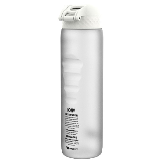 Butelka na wodę „Times To Drink”, recyklon™, 1L, Ice - Ion8