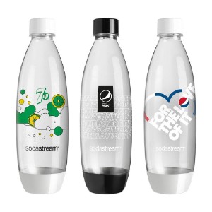 Ensemble de 3 bouteilles de gazéification, 1 L, plastique - SodaStream