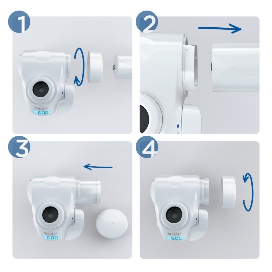 Sistema ta' filtru tal-ilma BRITA On Tap Pro