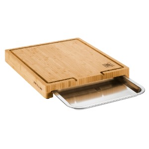 Bamboo chopping board, with collecting tray, 39 x 30 cm, "BBQ+" - Zwilling