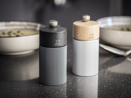 Salt grinder, 12 cm, "Line", Carbon - Peugeot