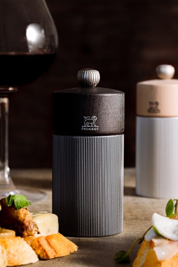 Pepper grinder, 12 cm, "Line", Carbon - Peugeot