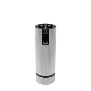 Electric salt grinder, 15 cm, 'Line', Aluminium - Peugeot