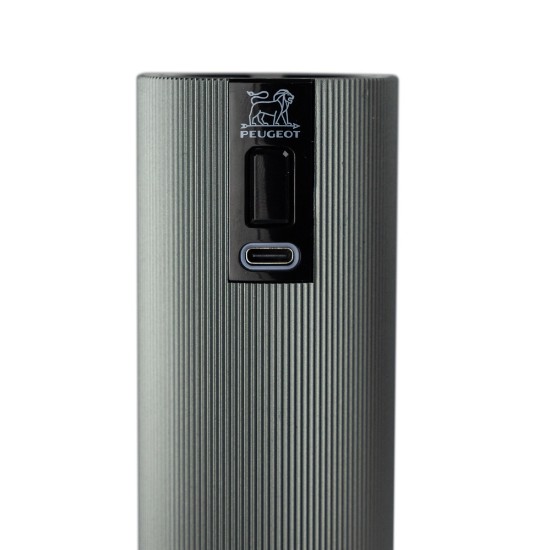 Electric pepper grinder, 15 cm, 'Line', 'Carbon' - Peugeot
