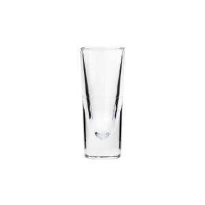 Šķidruma stikls, izgatavots no stikla, 130 ml "Rocky" - Borgonovo