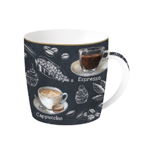 Mug, porcelain, 350 ml, "Barista" - Nuova R2S