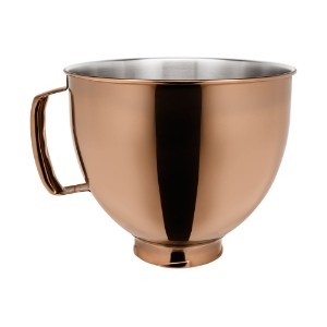 Stainless steel bowl, 4.8L, Radiant Copper - KitchenAid