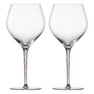 Set med 2 Bourgogne vinglas, kristallint glas, 646 ml, "Eggplant", "Spirit" - Schott Zwiesel