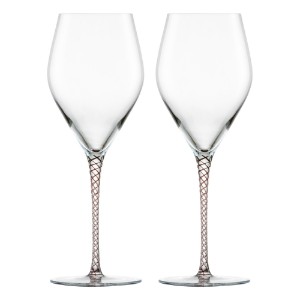 Set of 2 red wine glasses, crystalline glass, 480 ml, Eggplant, "Spirit" - Schott Zwiesel
