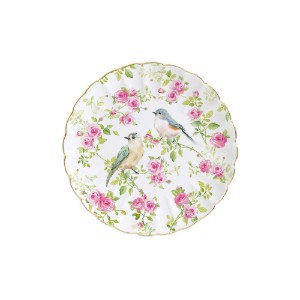 Talerz deserowy, porcelana, 19 cm, "Spring Time" - Easy Life