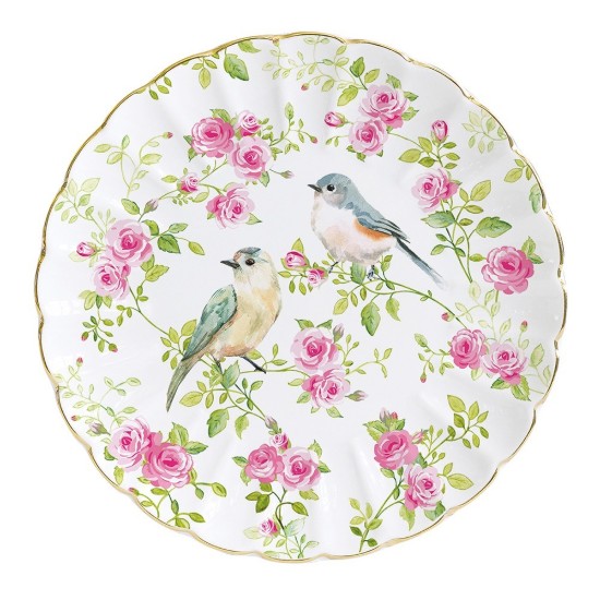 Desertni krožnik, porcelan, 19 cm, "Spring Time" - Easy Life