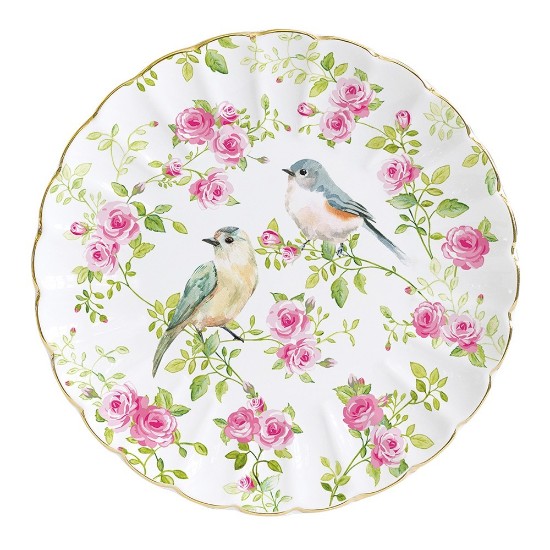 Dessert plate, porcelain, 19 cm, "Spring Time" - Nuova R2S