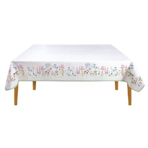 Rectangular tablecloth, 250 × 145 cm, "Floraison" - Nuova R2S