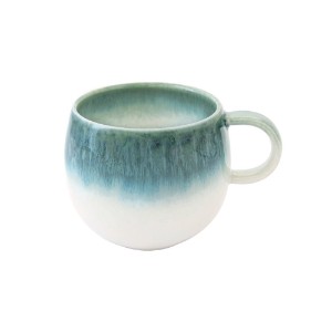 Mug, porcelain, 375 ml, green, "Nuances" - Nuova R2S