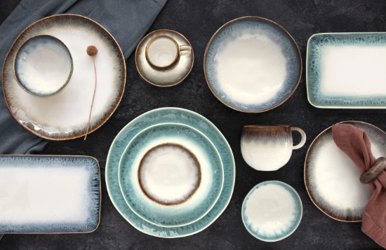 Soup bowl, porcelain, 19 cm, blue, "Nuances" - Easy Life