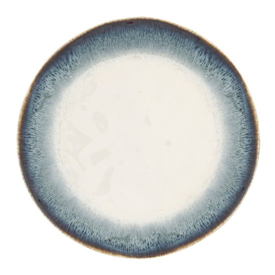 Dinner plate, porcelain, 21 cm, blue, "Nuances" - Nuova R2S