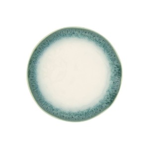 Dinner plate, porcelain, 21 cm, green, "Nuances" - Nuova R2S