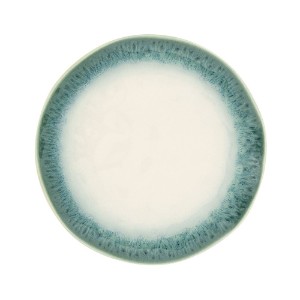 Middagstallerken, porselen, 26 cm, grønn, "Nuances" - Nuova R2S