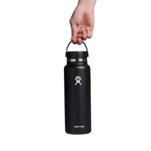 Termoizolacijska boca, nehrđajući čelik, 1.18L, "Wide Mouth", Black - Hydro Flask