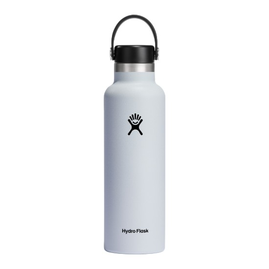 Toplinski izolirana boca, nehrđajući čelik, 620 ml, "Standard", bijela - Hydro Flask
