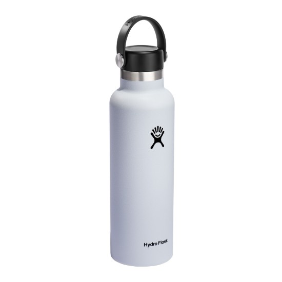 Toplinski izolirana boca, nehrđajući čelik, 620 ml, "Standard", bijela - Hydro Flask