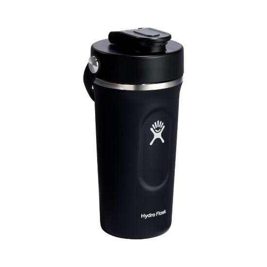 Termički izolirani šejker, 2 u 1, nehrđajući čelik, 710 ml, crni - Hydro Flask