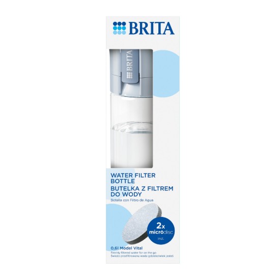 BRITA Vital filterflaska (Lightblue), 600 ml
