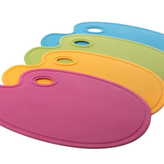 Set of palette-shaped chopping boards, plastic, 5 pieces - Candl