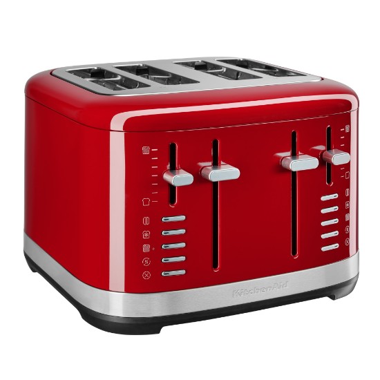 4 yuvalı ekmek kızartma makinesi, 1960W, Empire Red - KitchenAid