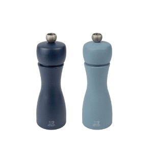 Set of 2 salt and pepper grinders, 15 cm, "Tahiti Air", Midnight&Azur - Peugeot