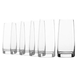 Set of 6 Campari cocktail glasses, made of crystalline glass, 360 ml, "Experience" - Stölzle