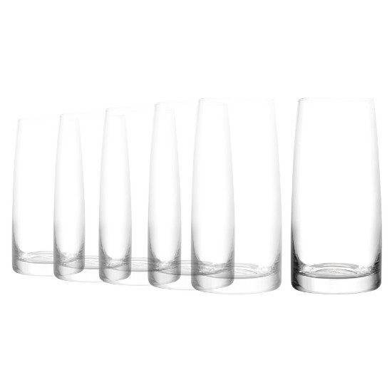 Set med "Experience" 6 longdrinkglas, gjorda av glas, 480 ml - Stölzle