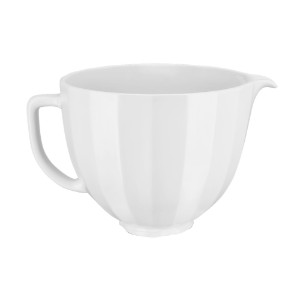 Ceramic bowl, 4.7L, White Shell - KitchenAid