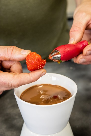 Jordbærstængelfjerner, rustfrit stål, "StemGem" - Chef'n