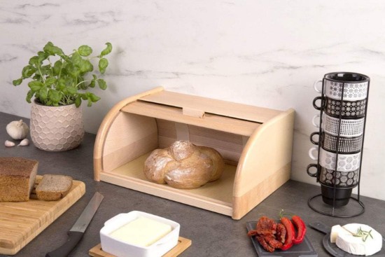 Bread box, 39.5 x 28 cm, beech wood - Kesper