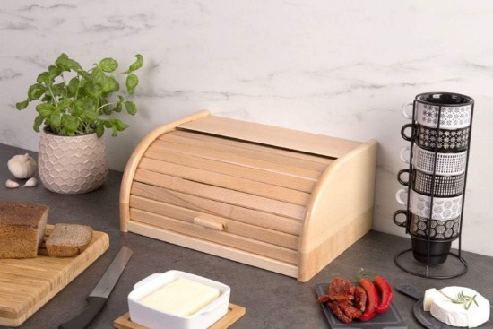 Bread box, 39.5 x 28 cm, beech wood - Kesper