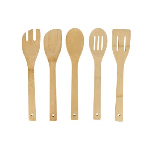5-piece utensil set, 36 cm, bamboo, "Natural Elements" - Kitchen Craft