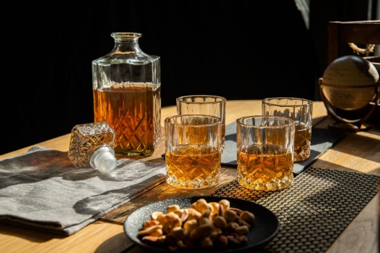 Set of decanter and whisky tumblers, 5 pieces, glass - Kitchen Craft