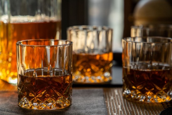 Zestaw karafki i kieliszków do whisky, 5 sztuk, szkło - Kitchen Craft