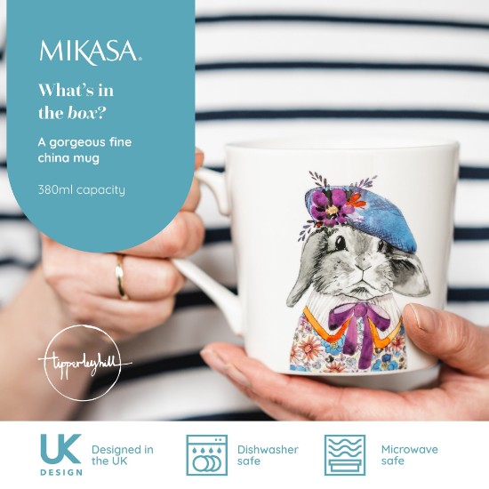 Porcelianinis puodelis, 380 ml, zuikio modelis - Mikasa