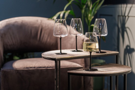 Set of 4 white wine glasses, made of crystalline glass, 400 ml, "Palermo" - Mikasa