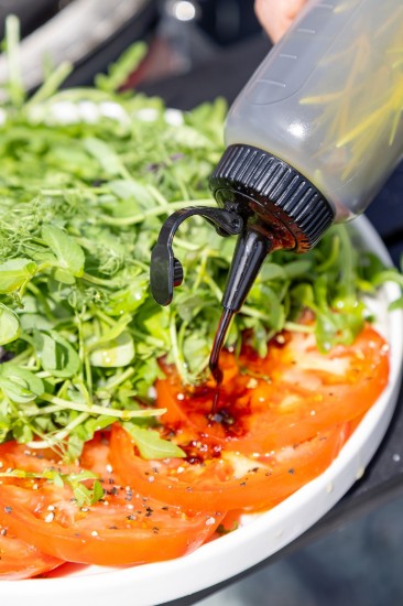 Sauce bottle, with 3 interchangeable ends, 350 ml, plastic - MasterClass